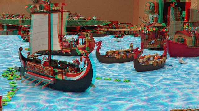 14.07.2018. Des dioramas de qualité à l'exposition Playmobil de Plourin (en 3D)