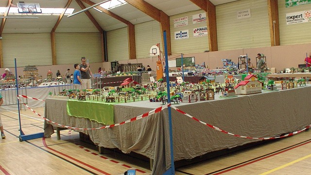 14.07.2018. Des dioramas de qualité à l'exposition Playmobil de Plourin