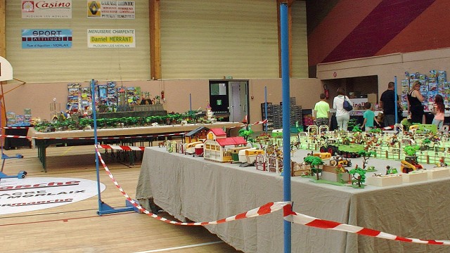 14.07.2018. Des dioramas de qualité à l'exposition Playmobil de Plourin