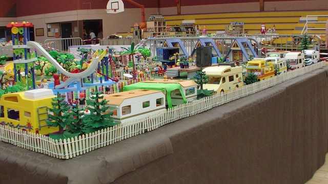 14.07.2018. Des dioramas de qualité à l'exposition Playmobil de Plourin