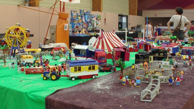 14.07.2018. Des dioramas de qualité à l'exposition Playmobil de Plourin