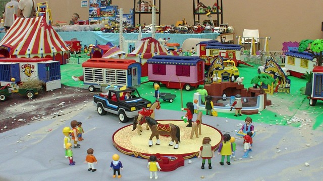 14.07.2018. Des dioramas de qualité à l'exposition Playmobil de Plourin
