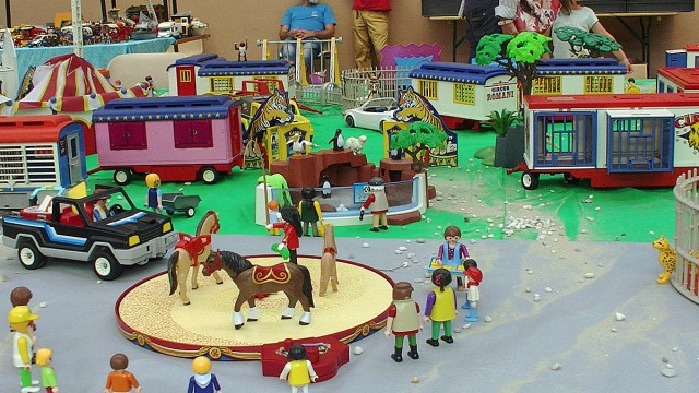 14.07.2018. Des dioramas de qualité à l'exposition Playmobil de Plourin