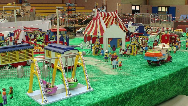 14.07.2018. Des dioramas de qualité à l'exposition Playmobil de Plourin