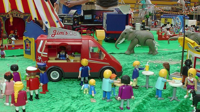 14.07.2018. Des dioramas de qualité à l'exposition Playmobil de Plourin