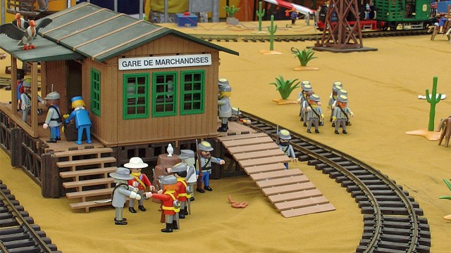 14.07.2018. Des dioramas de qualité à l'exposition Playmobil de Plourin