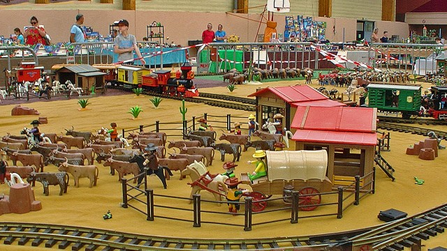 14.07.2018. Des dioramas de qualité à l'exposition Playmobil de Plourin