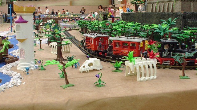 14.07.2018. Des dioramas de qualité à l'exposition Playmobil de Plourin