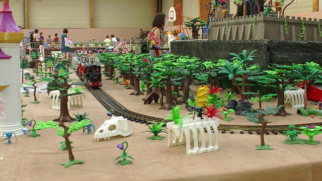 14.07.2018. Des dioramas de qualité à l'exposition Playmobil de Plourin