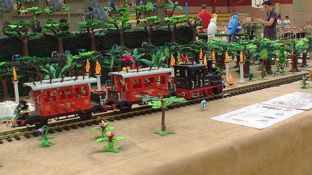 14.07.2018. Des dioramas de qualité à l'exposition Playmobil de Plourin