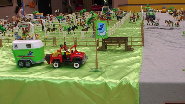 14.07.2018. Des dioramas de qualité à l'exposition Playmobil de Plourin