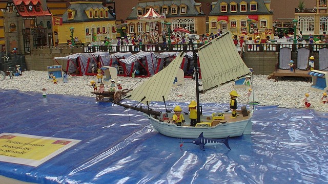 14.07.2018. Des dioramas de qualité à l'exposition Playmobil de Plourin