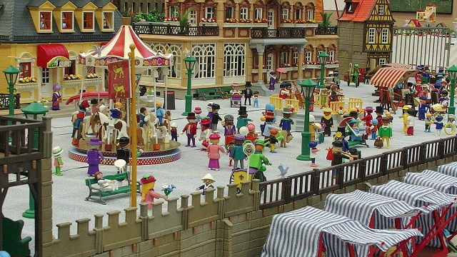 14.07.2018. Des dioramas de qualité à l'exposition Playmobil de Plourin