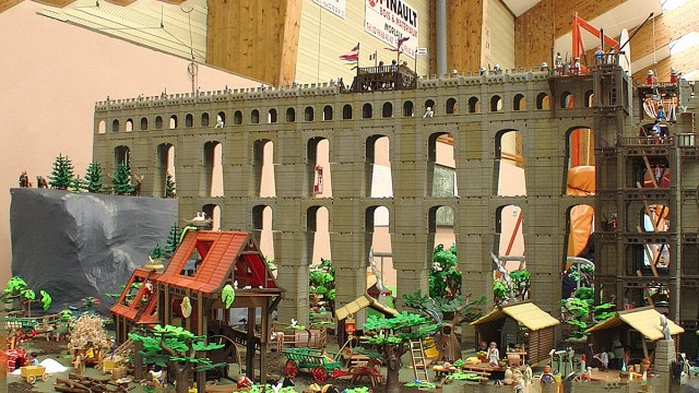 14.07.2018. Des dioramas de qualité à l'exposition Playmobil de Plourin