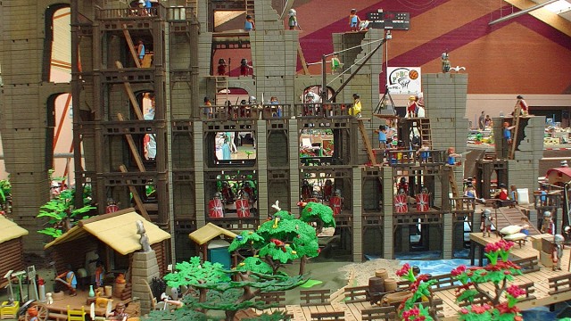14.07.2018. Des dioramas de qualité à l'exposition Playmobil de Plourin