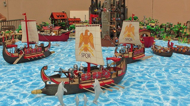 14.07.2018. Des dioramas de qualité à l'exposition Playmobil de Plourin