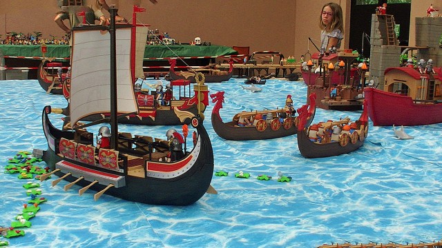 14.07.2018. Des dioramas de qualité à l'exposition Playmobil de Plourin