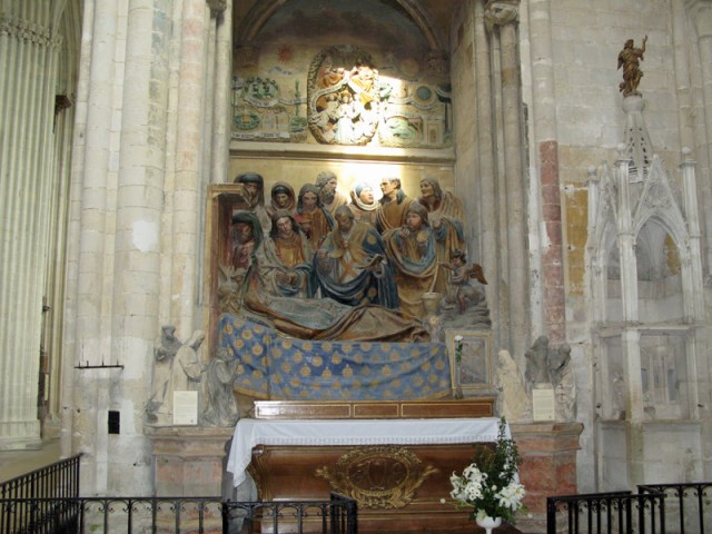 39/48. Fécamp. L'Abbatiale de la Trinité. La Dormition de la Vierge (1495). Ven 17.04.2009 - 17:30.