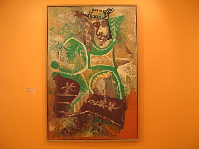 20/69. Calais. Pablo Picasso. Le Vieil homme, huile sur toile, 1970. Mer 22.04.2009 - 10:48.