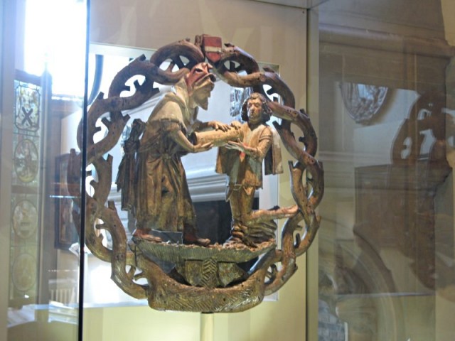 41/78. Bruges. Muséum de la Basilique. L'enseigne de la procession du Saint-Sang (1480, 1500). Ven 24.04.2009 - 15:04.
