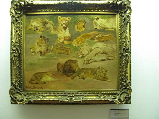 67/71. Roubaix. La Piscine. Etude de lions. Rosa Bonheur (1822-1899). Dim 26.04.2009 - 17:49.