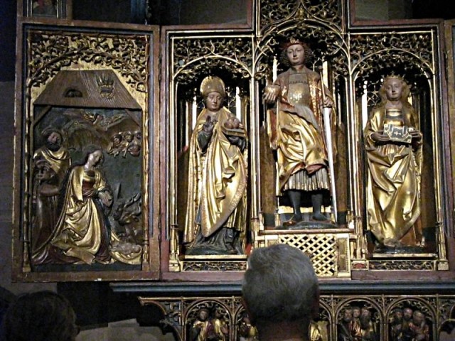 14/31. Strasbourg. Cathédrale. Saint Nicolas, saint Pancrace, sainte Catherine. Sam 02.05.2009 - 10:15.
