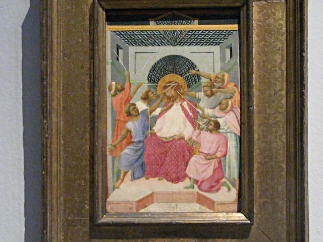 8/58. Musée des Beaux-Arts. Christ aux outrages par Maître de la Pieta Soclet (vers 1330). 2/5/2009. 11:48.