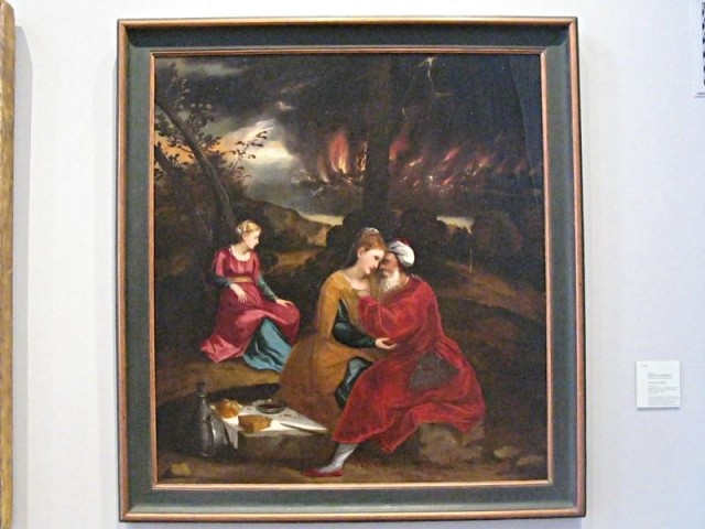 13/58. Musée des Beaux-Arts. Loth et ses filles, atelier de Véronèse (seconde moitié du XVIe s). 2/5.2009. 12:05.