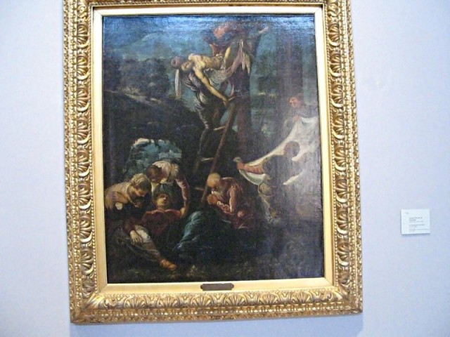 16/58. Strasbourg. Musée des Beaux-Arts. La Descente de Croix, par Jacobo Robusti, dit Tintoret (vers 1578, 1580). 2/5.2009. 12:16.