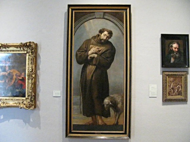 19/58. Strasbourg. Musée des Beaux-Arts. Saint François d'Assise, par Rubens et son atelier. Sam 02.05.2009 - 12:45
