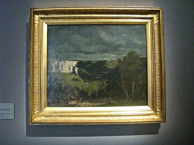 26/58. Strasbourg. La vallée de la Loue par ciel d'orage, par Gustave Courbet (1819-1877). Sam 2/5/2009. 13:04.