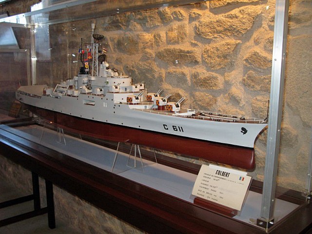 41/48. Saint-Brévin-les-Pins. Musée de la Marine. Maquette du &laquo;&nbsp;Colbert&nbsp;&raquo;. Mar 11/8/2009 17:00.