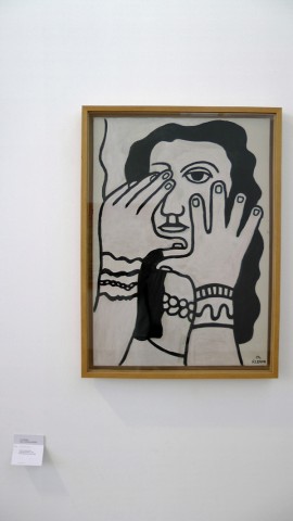 13/36. Fernand Léger. La femme aux cheveux noirs, 1952.