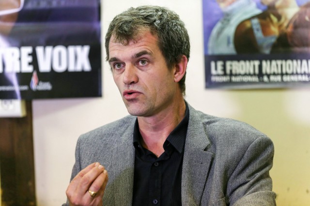 7/9. Municipales : Jean-Marie Rougier, tête de la liste du Front National. © Michel Stoupak. Jeu 07.11.2013, 17h04m36.