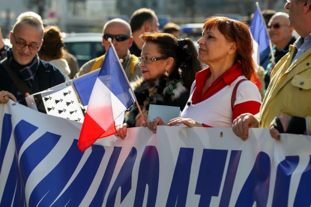 09.03.2014. Paris : manifestation contre l’immigration et l’islamisation