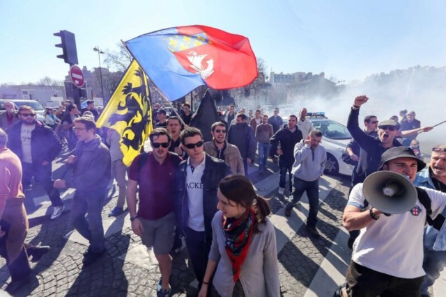 09.03.2014. Paris : manifestation contre l’immigration et l’islamisation