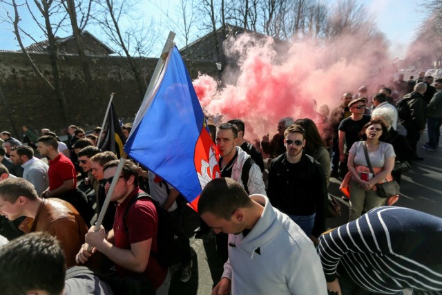 09.03.2014. Paris : manifestation contre l’immigration et l’islamisation