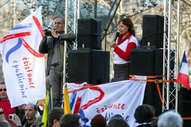 09.03.2014. Paris : manifestation contre l’immigration et l’islamisation