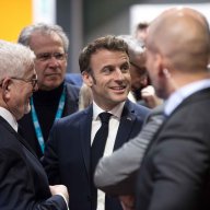 1/3. Emmanuel Macron inaugure le Salon de l'agriculture. © Michel Stoupak. Sam 25.02.2023, 09h34m08.