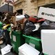5/9. Grève des éboueurs : les sacs poubelles s'accumulent. © Michel Stoupak. Ven 17.03.2023, 12h31m01.