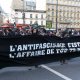 2/26. 14h14m15. Dim 09.02.2014. Les « antifas » défilent contre le fascisme et l’homophobie. © Michel Stoupak.
