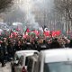 6/26. 14h56m07. Dim 09.02.2014. Les « antifas » défilent contre le fascisme et l’homophobie. © Michel Stoupak.