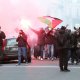 10/26. 16h48m01. Dim 09.02.2014. Les « antifas » défilent contre le fascisme et l’homophobie. © Michel Stoupak.