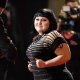 12/23. 20h26m44. Ven 28.02.2014. La chanteuse Beth Ditto arrive au Théâtre du Châtelet à Paris. © Michel Stoupak.
