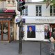 6/18. 18h28m09. Mer 16.04.2014. Paris : la campagne présidentielle algérienne s’affiche. © Michel Stoupak.