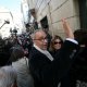2/7. 12h57m41. Lun 04.11.2024. Kamel Daoud arrive au restaurant Drouant. © Michel Stoupak.