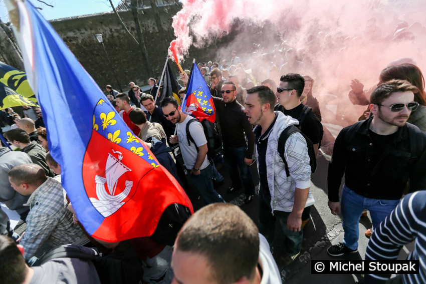 1/36. 14h45m22. Dim 09.03.2014. Paris : manifestation contre l’immigration et l’islamisation. © Michel Stoupak. 1/36. 14h45m22. Dim 09.03.2014. Paris : manifestation contre l’immigration et l’islamisation. © Michel Stoupak.