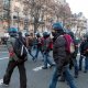 16/24. 18h00m25. Dim 02.02.2014. Paris : 1.500 policiers mobilisés pour encadrer la Manif pour tous. © Michel Stoupak.