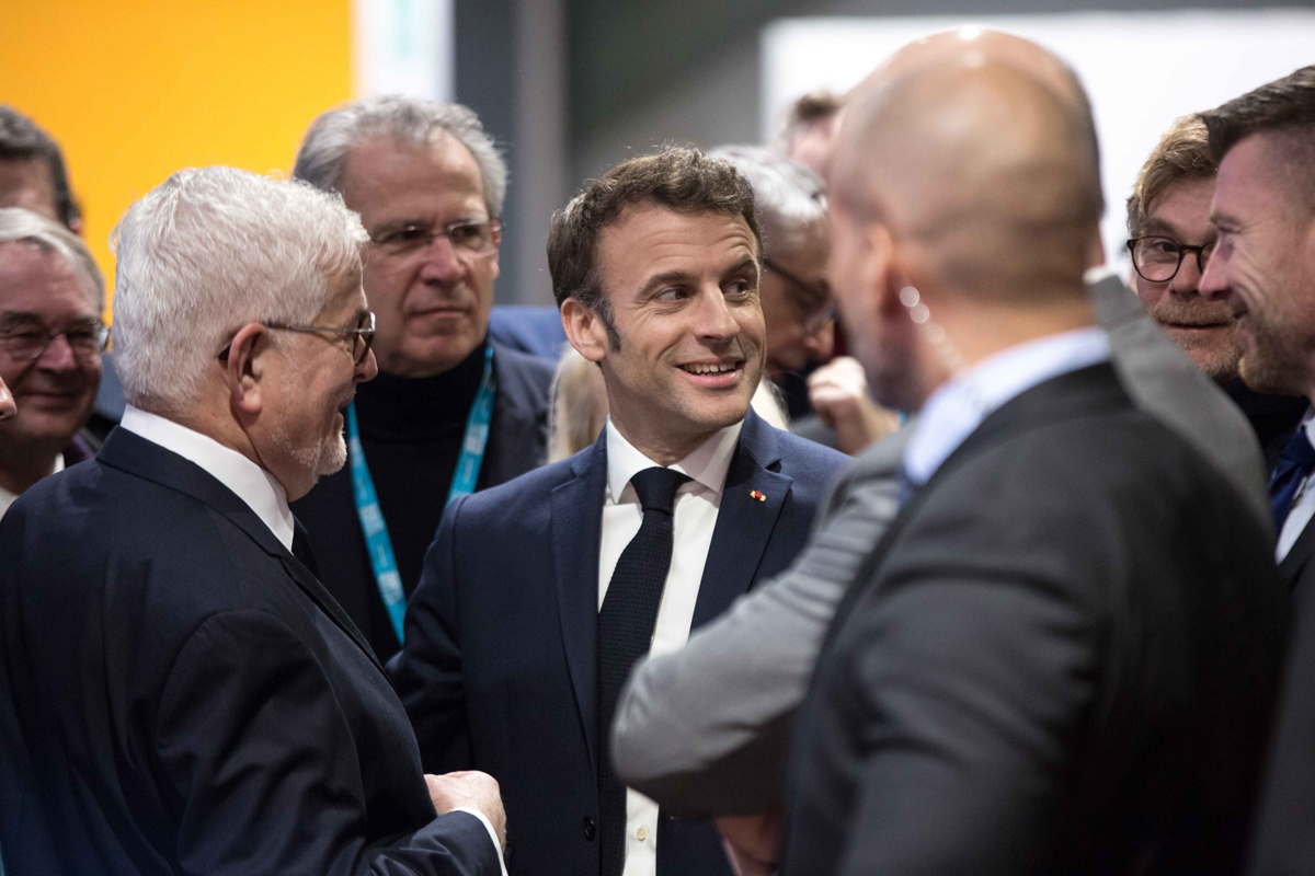 1/3. Emmanuel Macron inaugure le Salon de l'agriculture. © Michel Stoupak. Sam 25.02.2023, 09h34m08. 1/3. Emmanuel Macron inaugure le Salon de l'agriculture. © Michel Stoupak. Sam 25.02.2023, 09h34m08.